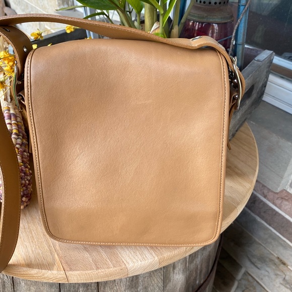 Coach Saddle Studio Flap Convertible Leather Bag - Picture 2 of 11